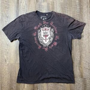 Vintage Y2k‎ Guess Jeans Grunge Black Faded T Shirt Mens Size Large